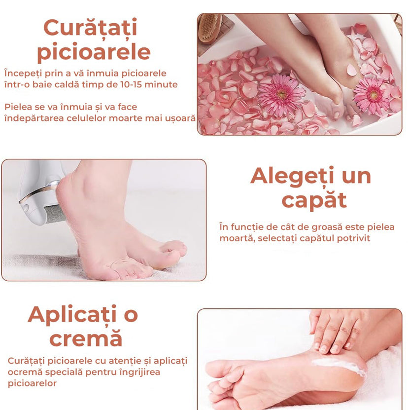 Pila electrică profesională pentru picioare-Regal Bliss ®
