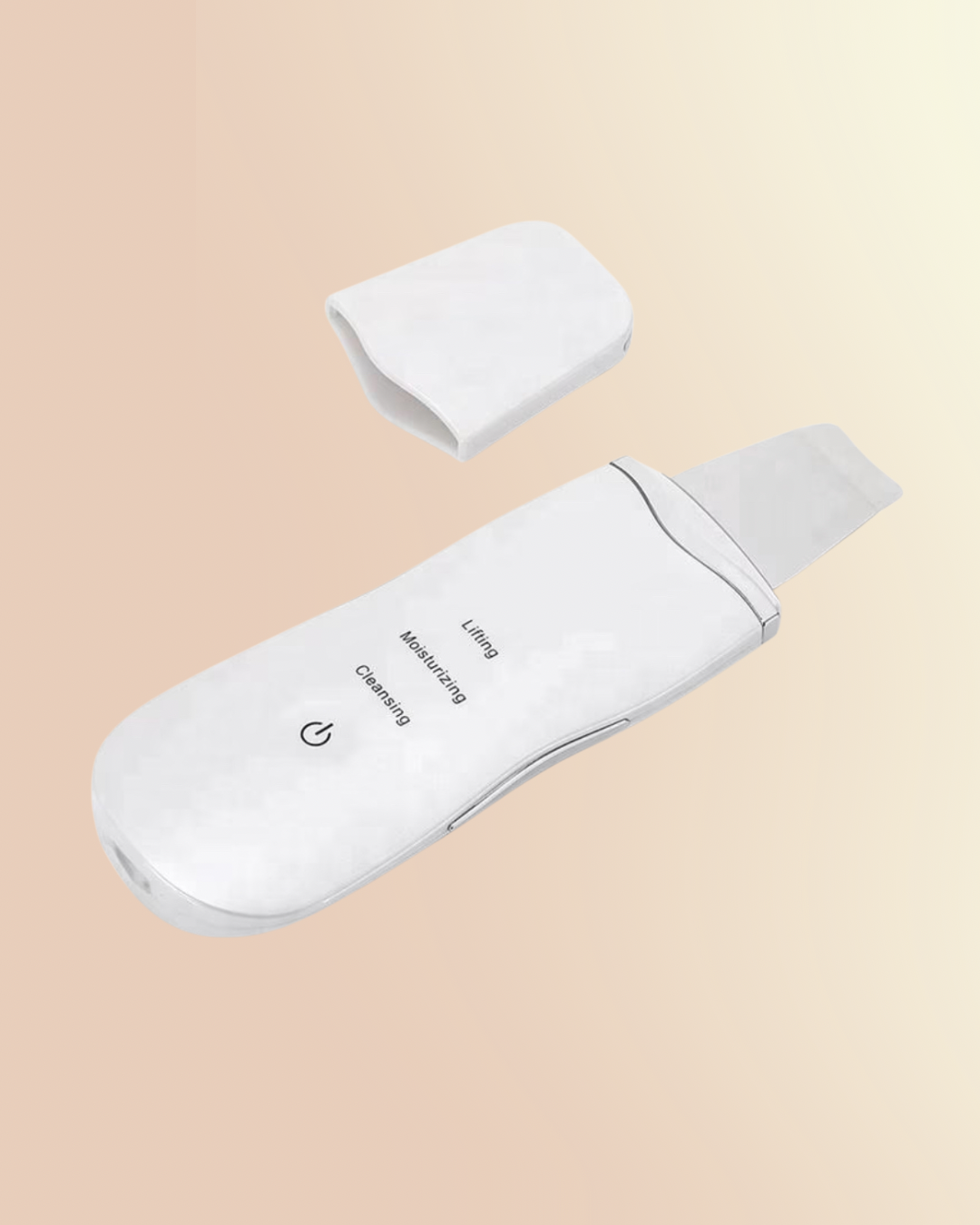 Aparat de curatare faciala cu ultrasunete, indepartare puncte negre, hidratare, curatare ten, alb, Bell™